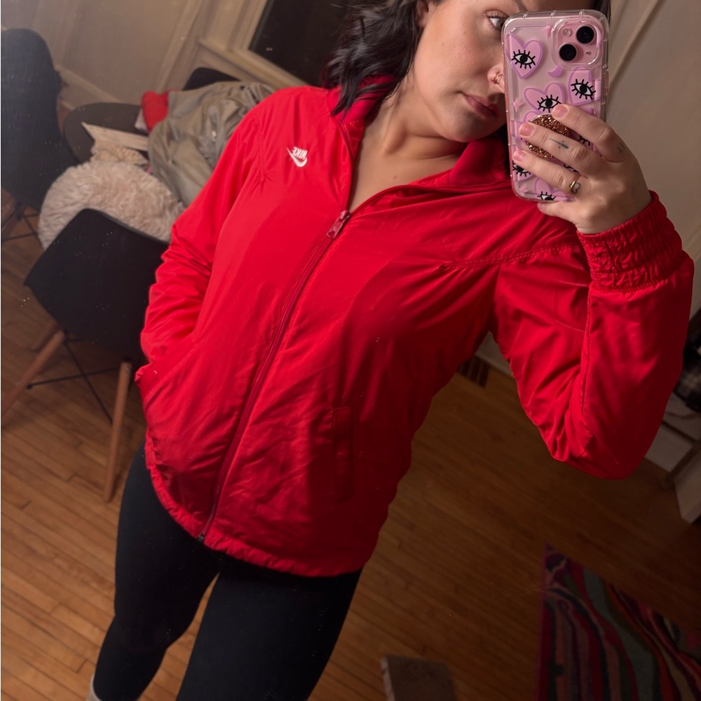 Vintage Nike Red Windbreaker Jacket - Picture 5 of 6
